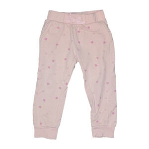 Circo Light Coral Sweatpants With Pink Hearts